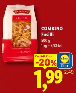 Lidl Combino Fusilli Ofertă