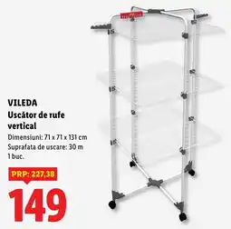 Lidl Vileda uscător de rufe vertical Ofertă