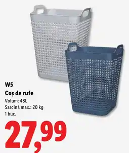 Lidl W5 Coș de rufe Ofertă