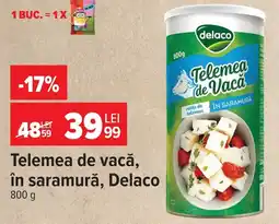 Carrefour Delaco telemea de vacă Ofertă