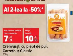 Carrefour Crenvurști Carrefour Classic Ofertă