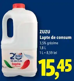 Lidl Zuzu lapte de consum Ofertă