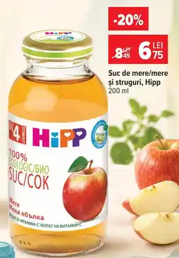 Carrefour Hipp suc de mere mere si struguri Ofertă