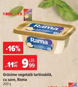 Carrefour Rama grăsime vegetală tartinabilă Ofertă