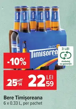 Carrefour Bere Timișoreana Ofertă