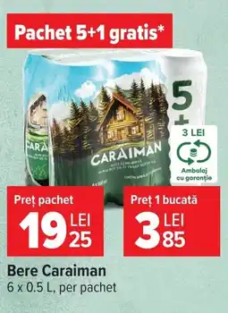 Carrefour Bere Caraiman Ofertă