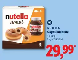 Lidl Nutella Gogoși umplute Ofertă