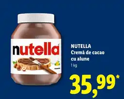 Lidl Nutella cremă de cacao cu alune Ofertă