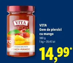 Lidl Vita gem de piersici cu mango Ofertă