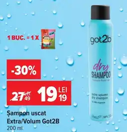 Carrefour Got2b sampon uscat Ofertă