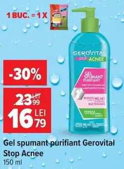 Carrefour Gerovital gel spumant purifiant Ofertă