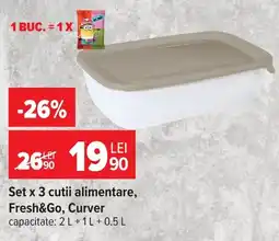 Carrefour Fresh&Go cutii alimentare Ofertă