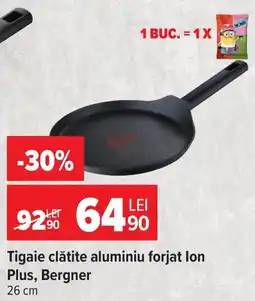 Carrefour Bergner tigaie clătite aluminiu forjat ion plus Ofertă
