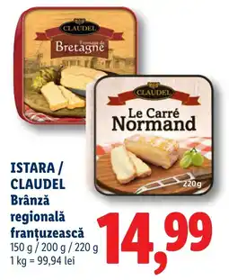 Lidl Claudel brânză regională franțuzească Ofertă