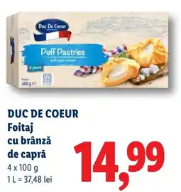 Lidl Duc De Coeur Foitaj cu brânză de capră Ofertă