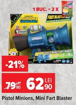Carrefour Minions pistol mini fart blaster Ofertă