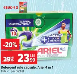 Carrefour Market Ariel detergent rufe capsule 4 in 1 Ofertă