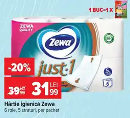 Carrefour Market Zewa hârtie igienică Ofertă