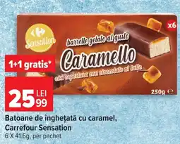 Carrefour Market Carrefour Sensation batoane de înghețată cu caramel Ofertă