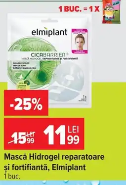 Carrefour Elimplant mască hidrogel reparatoare și fortifiantă Ofertă