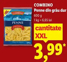 Lidl Combino penne din grâu dur Ofertă