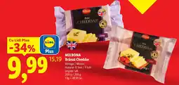 Lidl Milbona brânză cheddar Ofertă