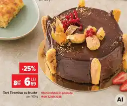 Carrefour Tiramisu cu fructe Ofertă
