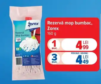 Carrefour Zorex rezervă mop bumbac Ofertă