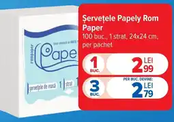 Carrefour Papely Rom Paper Ofertă
