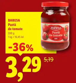 Lidl Baresa pastă de tomate Ofertă