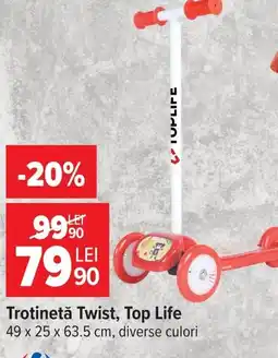 Carrefour Top Life Trotinetă Twist Ofertă
