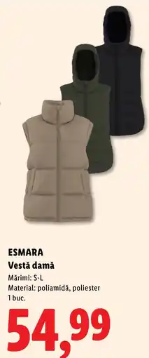 Lidl Esmara vestă damă Ofertă