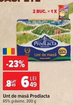 Carrefour Prodlacta unt de masă Ofertă