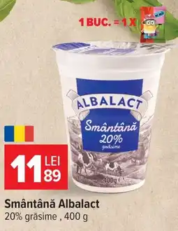 Carrefour Smântână Albalact Ofertă
