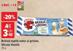 Carrefour Văcuța Veselă brânză și grisine Ofertă