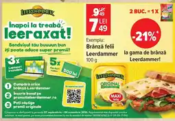 Carrefour Leerdammer brânză Ofertă