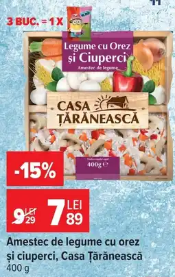 Carrefour Casa Țărănească amestec de legume Ofertă