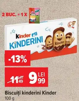 Carrefour Kinder biscuiti kinderini Ofertă