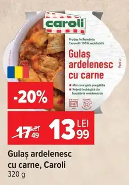 Carrefour Caroli gulas ardelenesc Ofertă