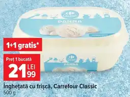 Carrefour Inghețată cu frișcă Ofertă