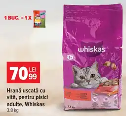 Carrefour Whiskas hrană uscată pentru pisici Ofertă