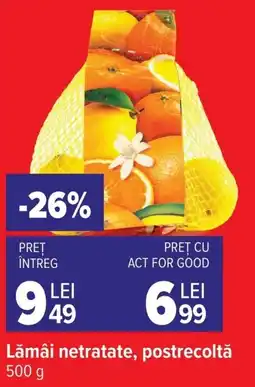 Carrefour Lămâi netratate Ofertă