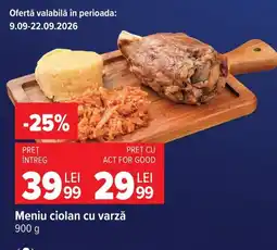 Carrefour Meniu ciolan Ofertă