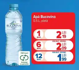 Carrefour Apă Bucovina Ofertă