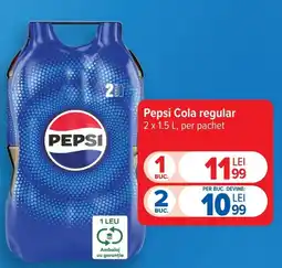 Carrefour Pepsi Cola regular Ofertă