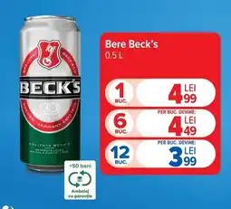 Carrefour Bere Beck's Ofertă