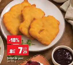 Carrefour Snitel de porc Ofertă