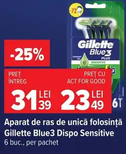 Carrefour Gillette aparate de ras Ofertă