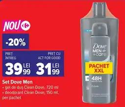 Carrefour Dove Men Ofertă