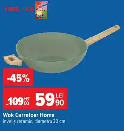 Carrefour Wok Carrefour Home Ofertă